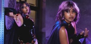 Maitreyi Ramakrishnan stuns in Iconic ‘Teen Titans’ Raven Cosplay - F
